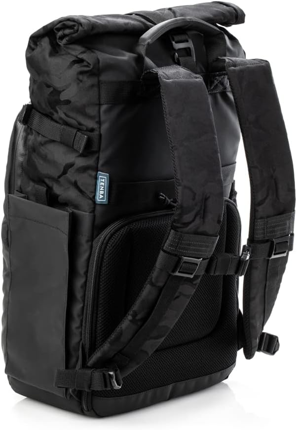 Tenba Fulton v2 14L All Weather Backpack for Mirrorless and DSLR cameras and lenses – Black/Black Camo (637-735)