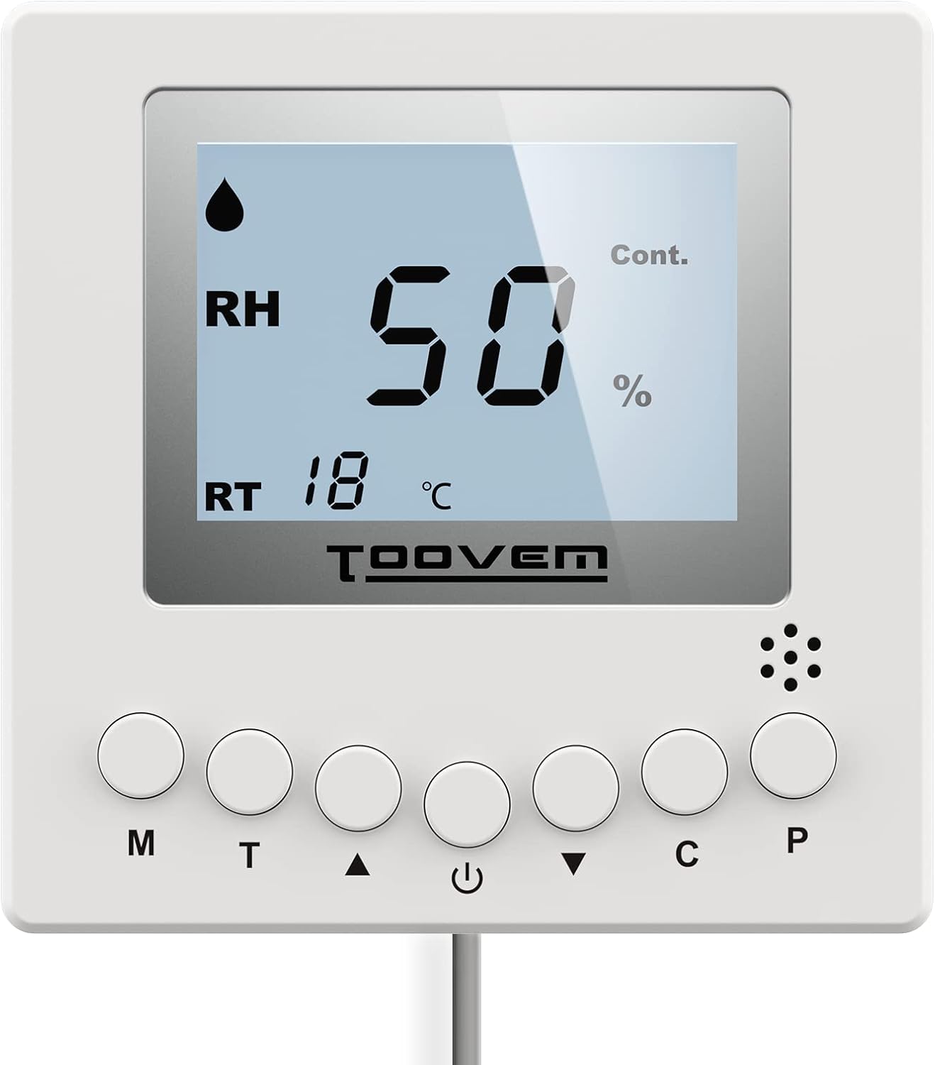 Abestorm Remote Controller for Digital Humidity, Temperature, Adapt the Humidity Level, for Crawl Space Basement Dehumidifier Guardian SN35P SN55 SN65 SN90 SNS90 SNS100 SNS120 Hurricane 140P, White