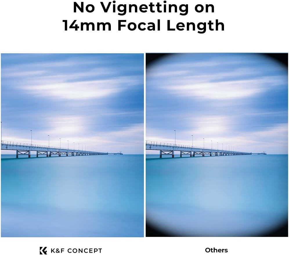 K&F CONCEPT 112mm ND1000 (10-Stop Fixed Neutral Density Filter) ND Lens Filter 28 Multi-Layer Coatings Nano-X Lens Compatible with Nikon Z 14-24mm f2.8S