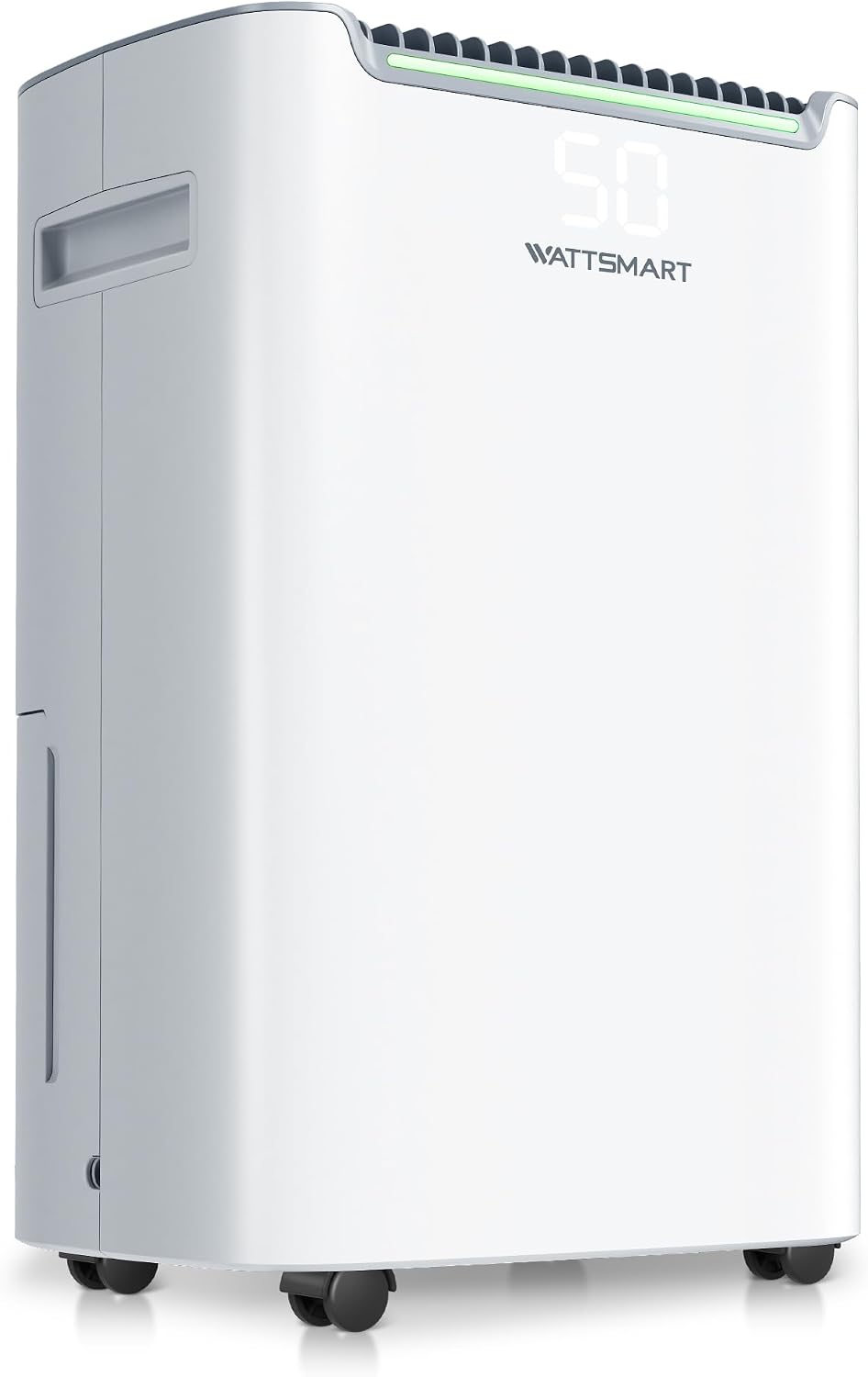 4,500 Sq.Ft Dehumidifier for Basement with Drain Hose, 50 Pint Dehumidifiers for Large Home with Three Operation Modes, Intelligent Humidity Control, 24HR Timer for RV, Bathroom, Bedroom