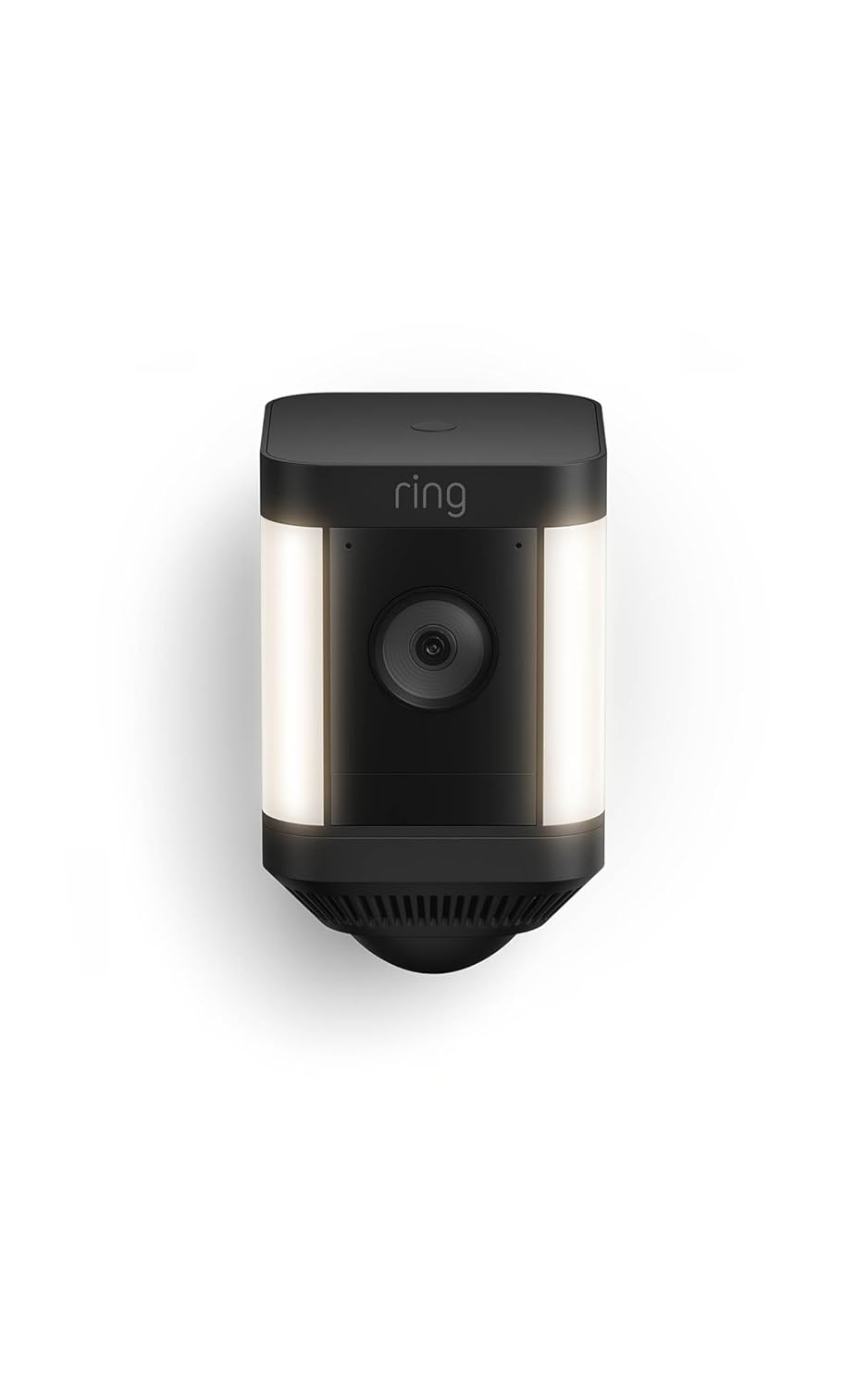 Ring Spotlight Cam Plus, Battery (newest model), Home or business security with HD video, Two-Way Talk, Color Night Vision, and Security Siren, Black