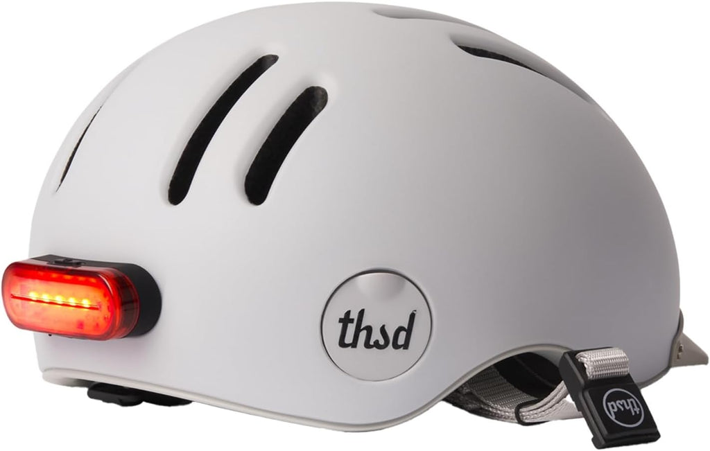 Thousand Chapter MIPS Adult Bike Helmet - LED Tail Light, Cycling & Bicycle Safety Certified, Lightweight & Low Profile, Men & Women, Lockable PopLock