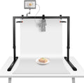 NEEWER Overhead Camera Mount Rig for Top Down Shots, Heavy Duty Steel Tabletop Mount Stand Multi Device Platform for Flat Lay Photography Lighting Cooking Drawing Crafts, For Desks≥3.3'/1m Long, ST100