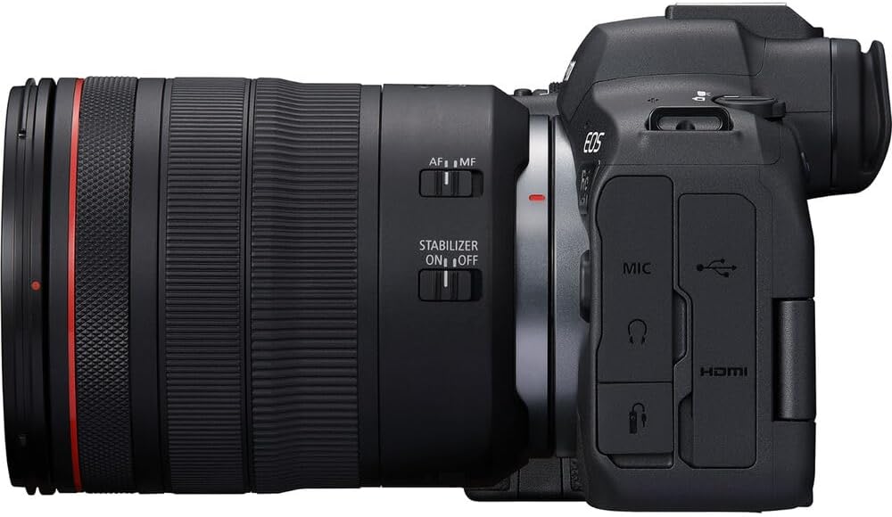 Canon EOS R6 Mark II Mirrorless Camera Kit with RF 24-105mm f/4 Lens | 24.2MP Full-Frame, 4K 60fps, Dual Pixel CMOS AF II, Vlogging & Professional Photography (5666C011) + 64GB Card + Shoulder Bag