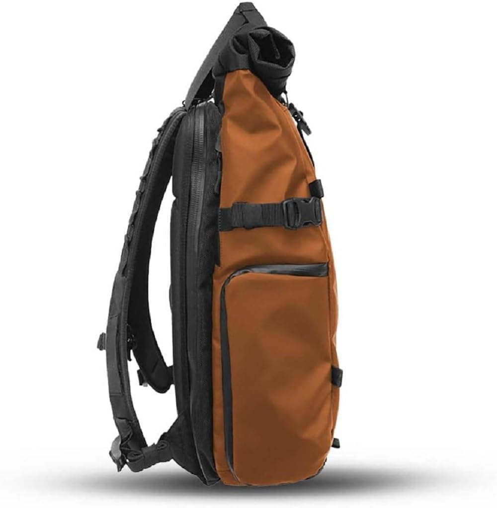 WANDRD PRVKE 31L Photography Bundle: Weather-Resistant Travel & Camera Backpack with Laptop Sleeve, Quick Side Access, Clamshell Opening – Ideal Photography & Travel Bag (Sedona Orange)