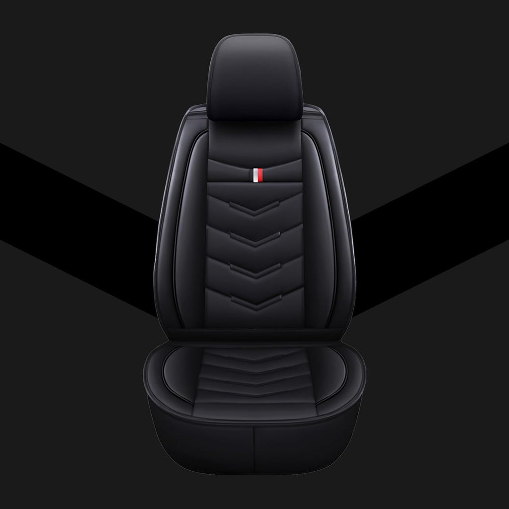 Car Seat Covers Fit for Toyota Highlander 2001-2025, Leather Seat Covers for Car, Waterproof Non-Slip Durable Car Seat Protector(5 Seats,Black)