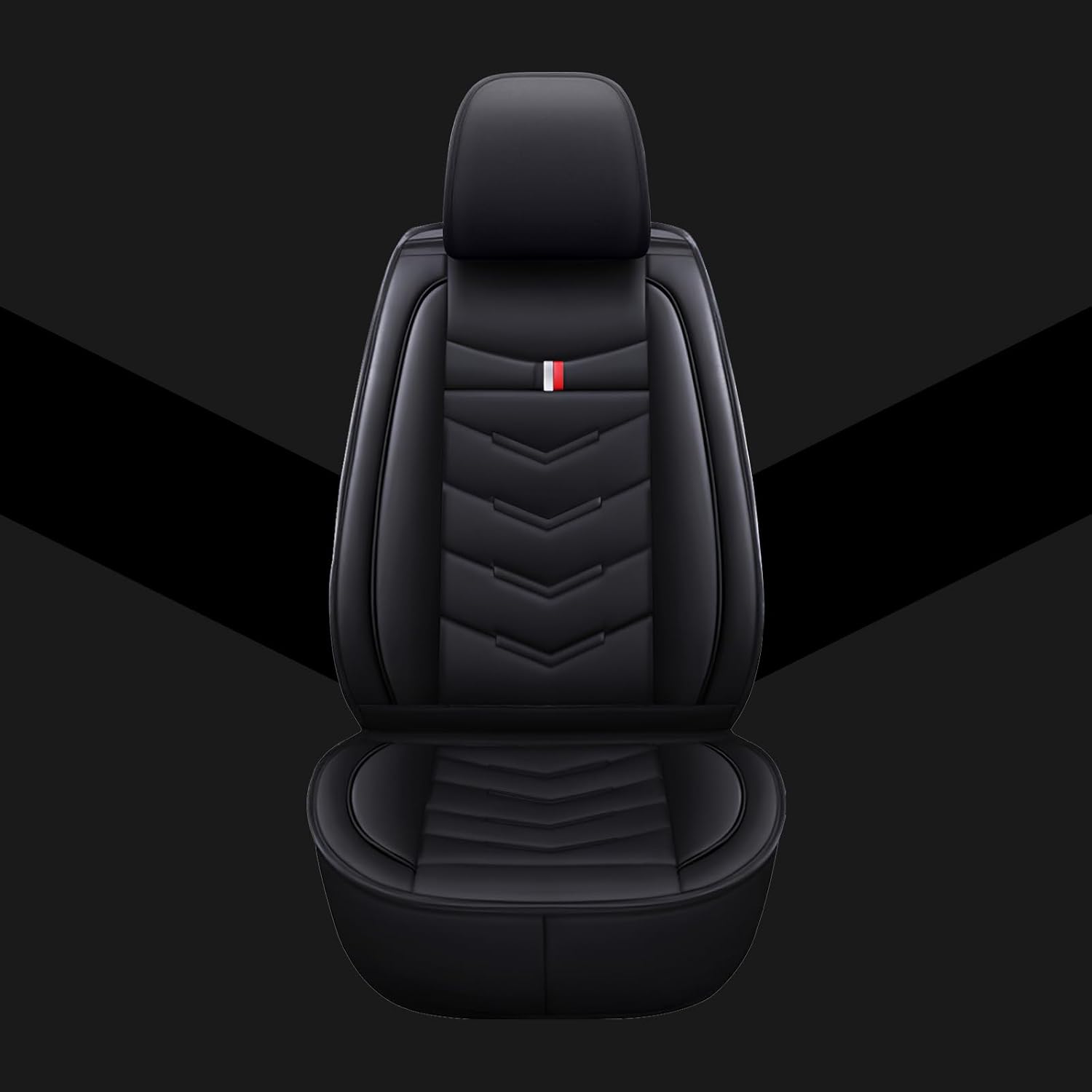 Car Seat Covers 7 Seats for Ford Expedition 2005-2025, Waterproof Durable Leather Vehicle Cushion Covers, Breathable Full Coverage Seat Protector(Standard,Black)