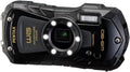 PENTAX WG-90 Black Waterproof Camera, Shockproof, Dustproof, Freezeproof, Built-in 6-LED Ring Light for Macro Photography, Underwater Shooting Mode