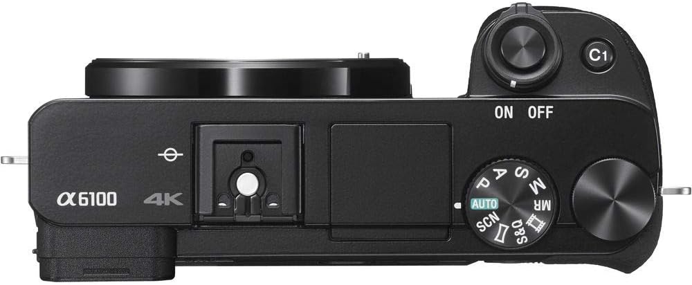 Sony Alpha A6100 Mirrorless Camera, Black