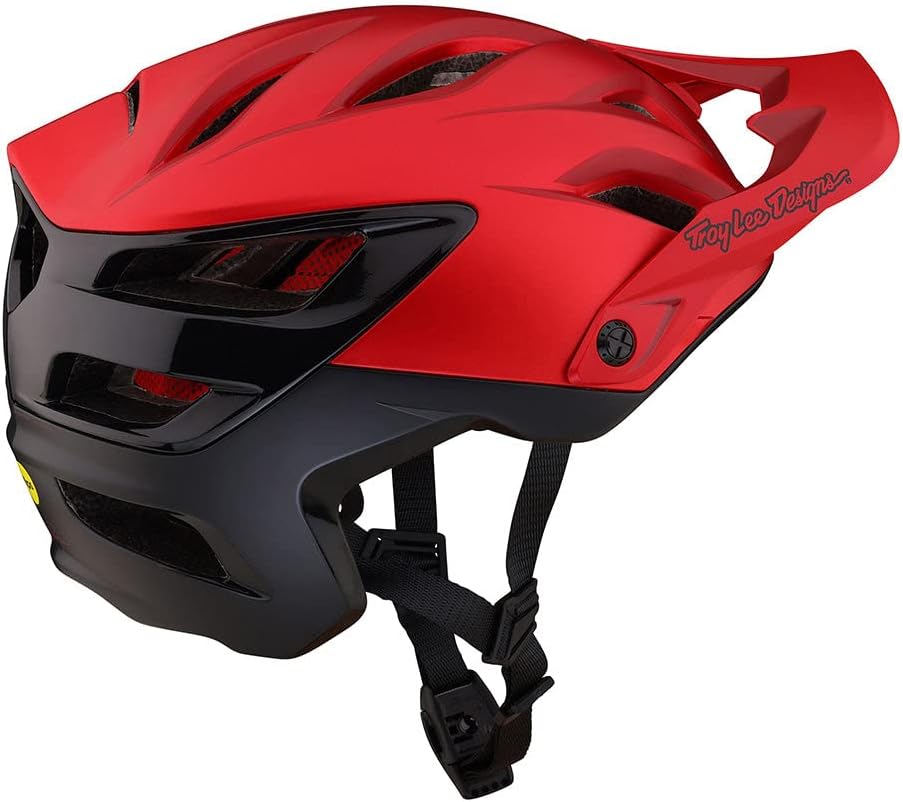 Troy Lee Designs A3 Helmet for Bicycle/BMX/Enduro Racing A3 Helmet; UNO RED XL/2X