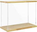 BenchPro Clear Acrylic Display Case for Trophy, Collectibles, Assemble Cube Display Box Stand Dust Proof Protection Showcase for Action Figures Toys. (1' Thick Wood, 21' H x 24' L x 12' D)