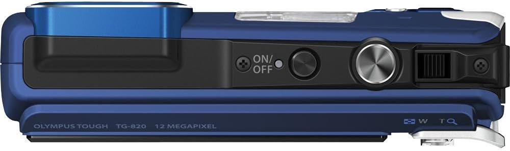 Olympus Digital Camera TG-820 Blue (Old Model)