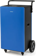 COSTWAY 215 Pint Commercial Dehumidifier, 8,000 Sq.Ft Industrial Dehumidifier with Drain Hose, 24H Timer & 4 Wheels, Ideal for Basement, Warehouse, Job Sites, Water Damage Restoration
