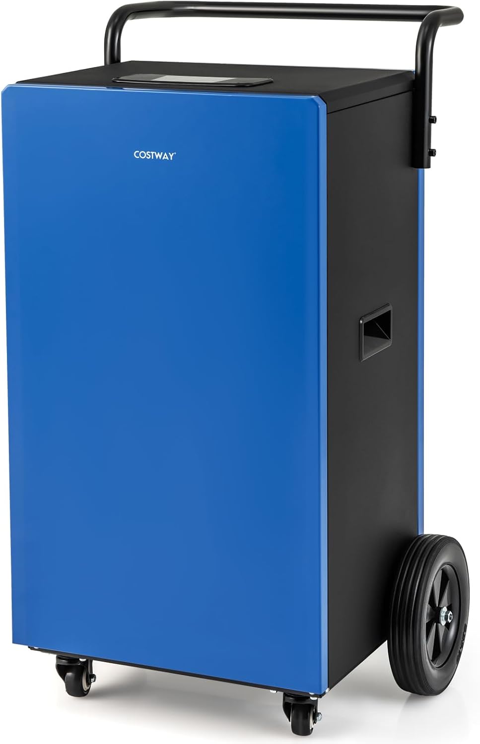 COSTWAY 215 Pint Commercial Dehumidifier, 8,000 Sq.Ft Industrial Dehumidifier with Drain Hose, 24H Timer & 4 Wheels, Ideal for Basement, Warehouse, Job Sites, Water Damage Restoration