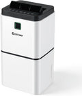 COSTWAY Dehumidifier for Large Room & Basements, 1500 Sq. Ft Portable 30 Pints Dehumidifier with 3 Color LED Light, 3 Modes, 2 Speeds, 12H Timer, Auto or Manual Drainage