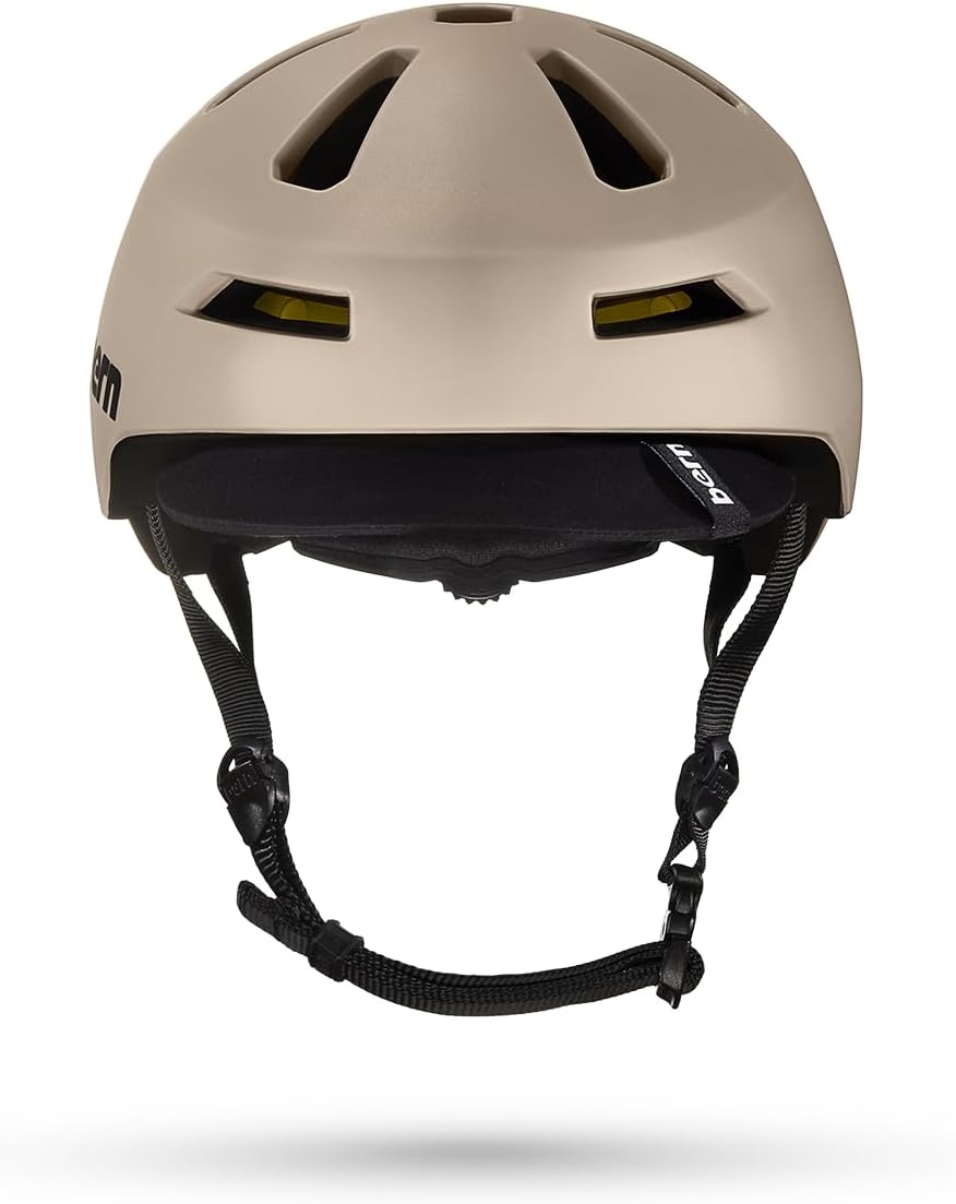 Bern Brentwood 2.0 MIPS Adult Bike Helmet with Rotational Impact Protection│Dial Adjusted Fit│ Flip Visor│Adapts to All Seasons│Fully Certified