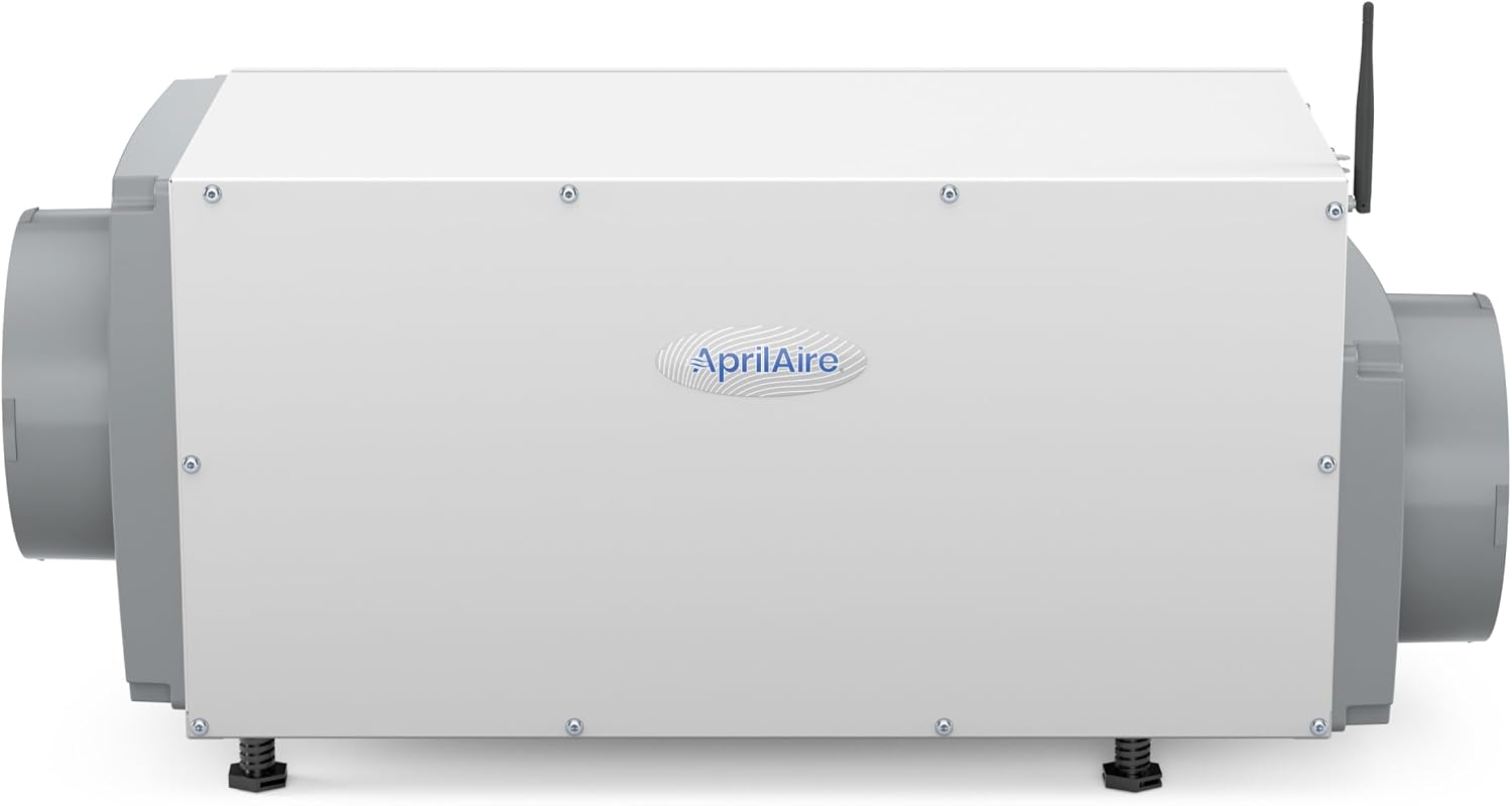 AprilAire E070W Wi-Fi Dehumidifier – 70 PPD for Crawl Spaces, Basements, Whole Houses up to 2,200 Sq. Ft., Part of the AprilAire Healthy Air System