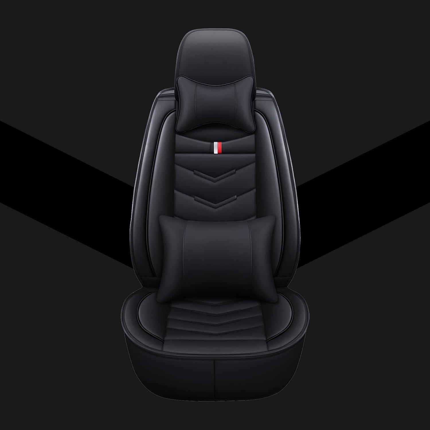 Car Seat Covers Fit for Mazda Cx-90 2025-2025, Leather Seat Covers for Car, Waterproof Non-Slip Durable Car Seat Protector(5 Seats with Pillow,Black)