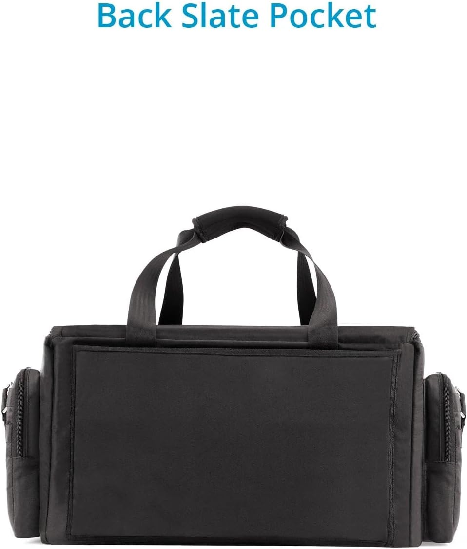 PROAIM Cine Cube Bag for Camera Gear, Photographer, Videographer Videomakers. Solid & Spacious, Removable Pouches, 4 Clear Pockets & Back Slate Pocket. Bottle Holder, Waterproof + Sling (P-CBCC-01)
