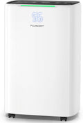 PLUSCENT 52 Pint Dehumidifier for Home and Large Basements, Up to 5000 Sq.Ft Coverage, Quiet 40dB, Continuous Drain Hose Included, Smart Humidity Control, 4 Modes, Auto Defrost, 24H Timer