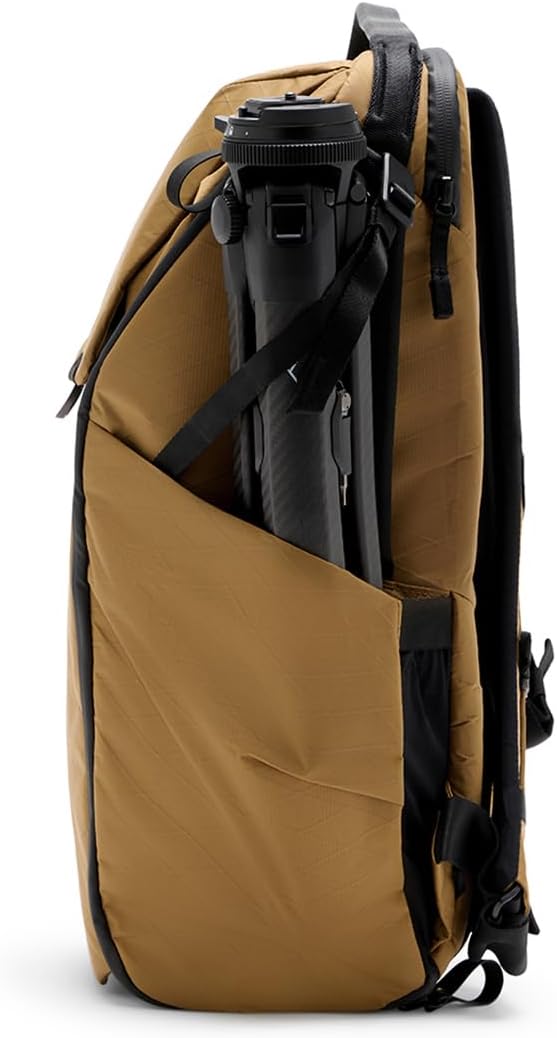 Peak Design Everyday Backpack 30L, Coyote, MagLatch Top, Dual Side Access, FlexFold Dividers, Fits 15' or 16' Laptop, For Camera Carry, Daily Commutes or Travel, Versatile Backpack for Men & Women