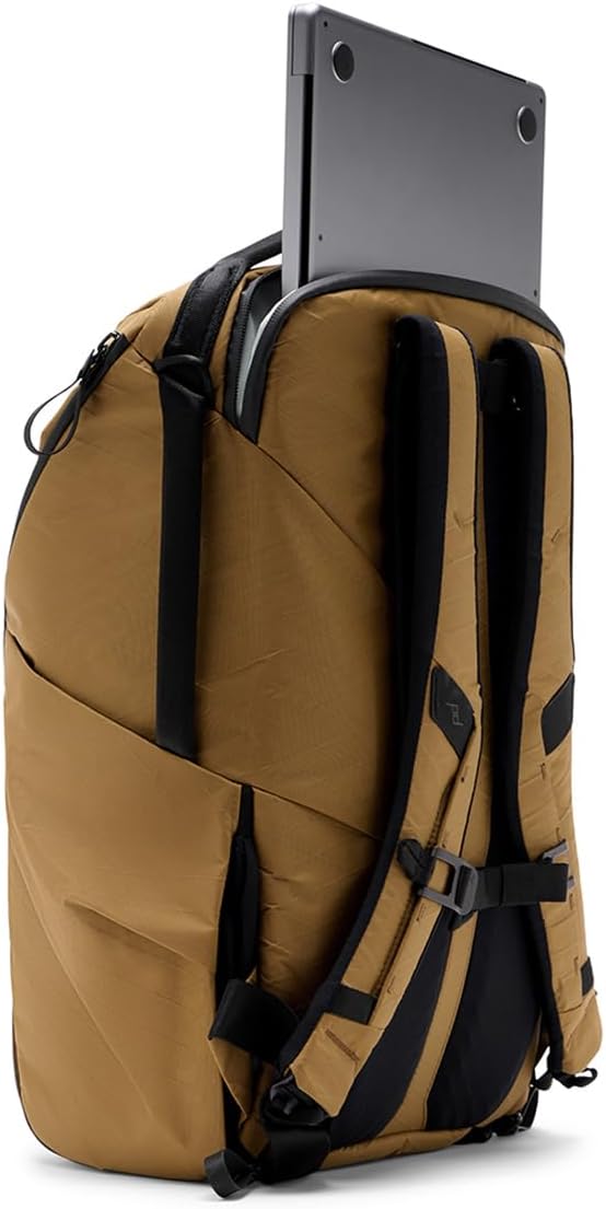 Peak Design Everyday Backpack 30L, Coyote, MagLatch Top, Dual Side Access, FlexFold Dividers, Fits 15' or 16' Laptop, For Camera Carry, Daily Commutes or Travel, Versatile Backpack for Men & Women