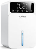 Dehumidifier, Dehumidifiers for Home, 60 OZ Water Tank, 500 sq.ft Dehumidifier for Bathroom, Bedroom, Basement with Auto Shut Off, Timer, 7 Colors LED Light (White)