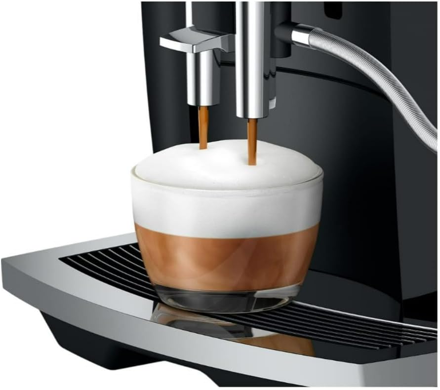 Jura 15622 E6 2.8-Inch Color Display Automatic Espresso Machine with Easy Cappuccino Function, Piano Black (Renewed)