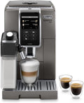 De'Longhi Dinamica Plus Connected Espresso & Coffee Machine with Automatic Milk Frother, 18 Recipes, Built in Grinder, App Compatible, LatteCrema Technology for Ideal Milk Texture, Color Touch Display