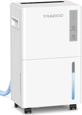 1500 Sq.ft Dehumidifier for Basement, Trazico 21 Pint Quiet Dehumidifiers for Home with Drain Hose, Smart Humidity Control, 3 Modes, 24H Timer, Auto Defrost, for Large Room, Bedroom, and Bathroom