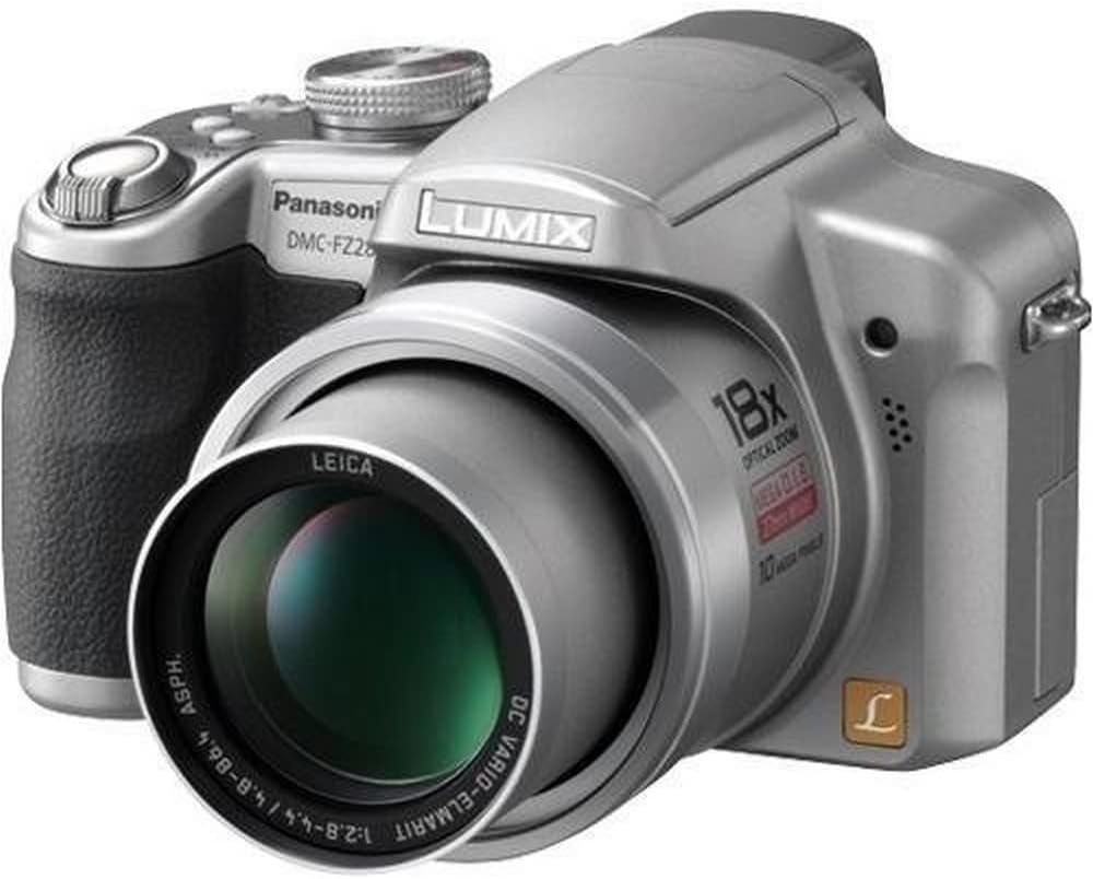 Panasonic Lumix DMC-FZ28S 10.1MP Digital Camera with 18x Wide Angle MEGA Optical Image Stabilized Zoom (Silver)