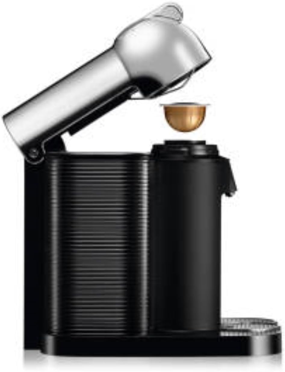 Nespresso Vertuo Coffee and Espresso Maker by Breville, Chrome with Aeroccino Milk Frother
