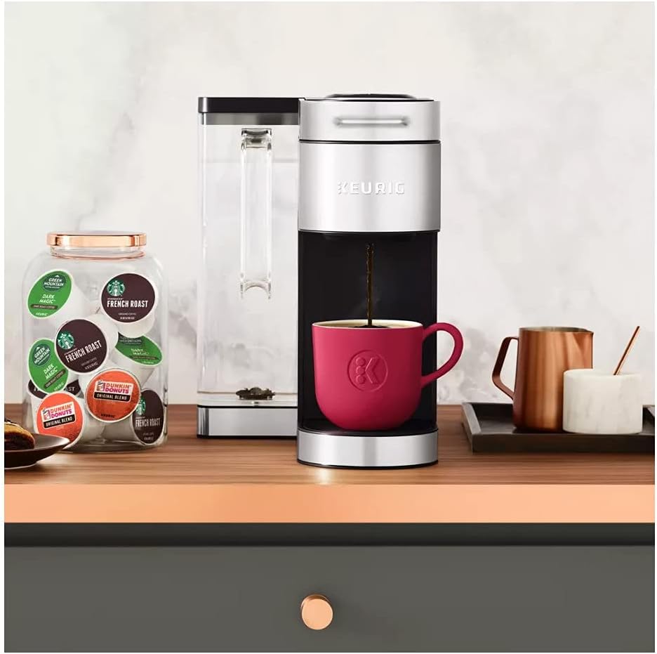 Keurig K-Supreme Plus C Single Serve Coffee Maker with 15 K-Cup Pods and My K-Cup Universal Reusable Coffee Filter