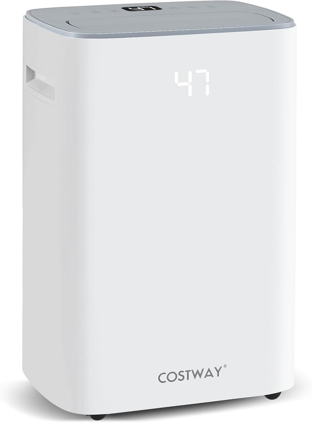 COSTWAY 52 Pint Energy Star Dehumidifier for Basement, 3.3 FT Drain Hose, Clothes Drying Modes, Auto Defrost, Child Lock & 24H Timer, Home Dehumidifier for Bedroom, Bathroom, Garage