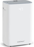 COSTWAY 52 Pint Energy Star Dehumidifier for Basement, 3.3 FT Drain Hose, Clothes Drying Modes, Auto Defrost, Child Lock & 24H Timer, Home Dehumidifier for Bedroom, Bathroom, Garage