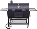Oklahoma Joe's Judge Charcoal Grill and Smoker with 540 sq in Cooking Area in Black