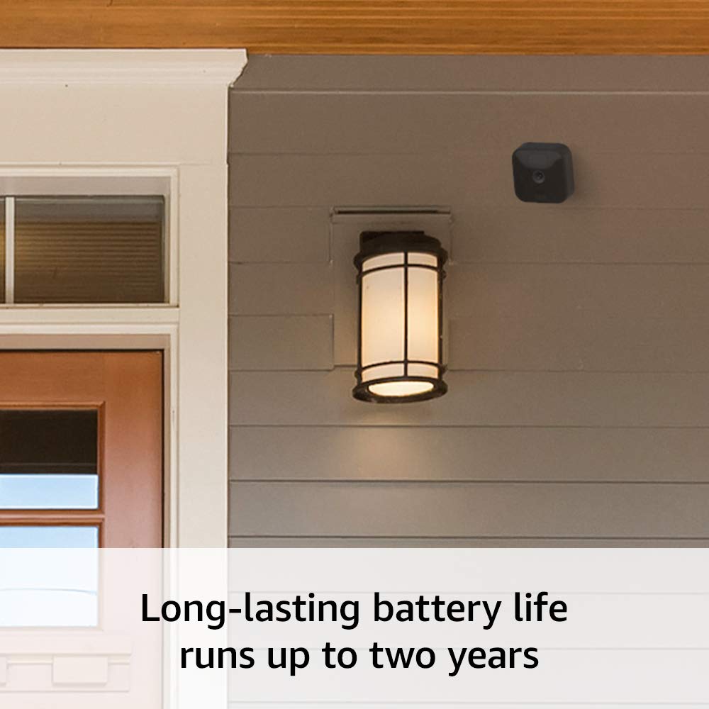 Like-New Blink Outdoor (3rd Gen) - wireless, weather-resistant HD security camera, two-year battery life, motion detection, set up in minutes – 2 camera system