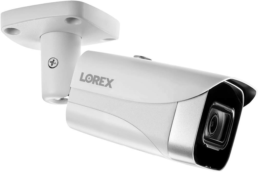 Lorex 4K 16-Camera Capable (8 Wired + 8 Fusion Wi-Fi) 2TB NVR System with 6 Weatherproof Bullet Cameras (White)