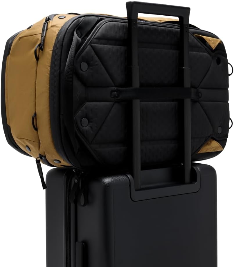 Peak Design Travel Backpack 45L, Coyote, Expandable 35-45L Design, Rear and Top Access, Weatherproof Shell, Laptop Sleeve, Ideal for Travel or Everyday Carry, Versatile Backpack for Men and Women