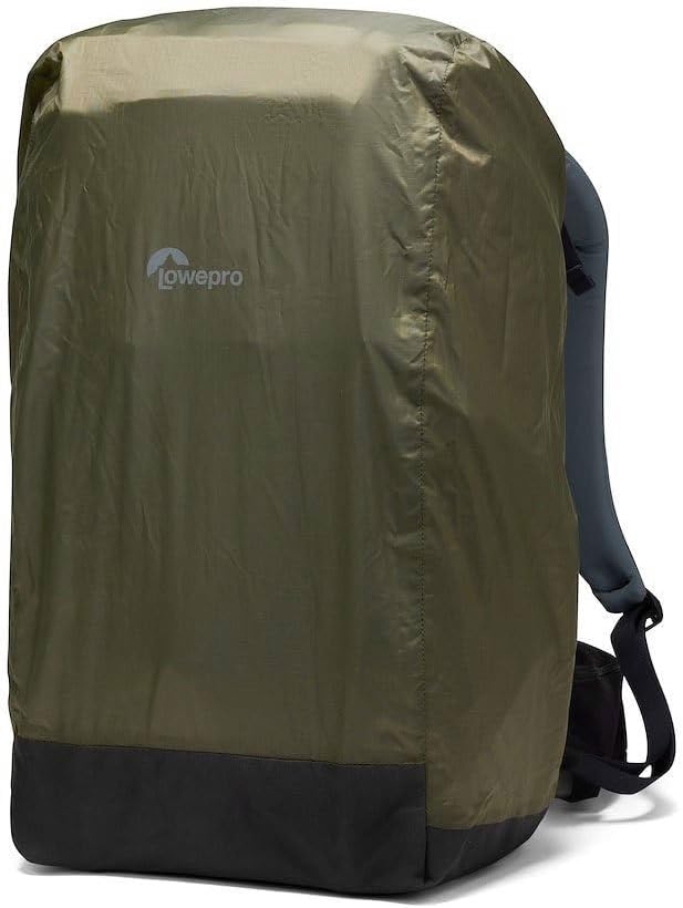 Lowepro Pro Trekker BP 650 AW II, Outdoor Camera Backpack with Recycled Fabric, Fits 800mm lenses, Weatherproof Cover, Mirrorless/DSLR Camera Case, Black/Dark Grey, Coated Main Fabric, Sealed Zippers