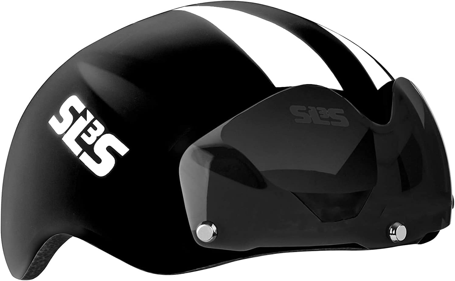 SLS3 Triathlon Helmet - Aero Bike Helmet with Removable Shield Visor Time Trial TT - Lightweight Aero Helmet Triathlon Road Cycling Helmets Men/Women - One Size 22-24 Inches