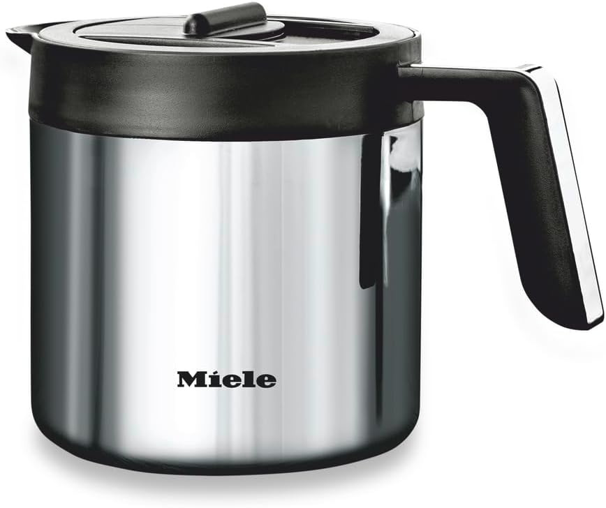 Miele Original CJ Jug Stainless Steel Coffee Pot for Miele CVA and CM Coffee Machines with Coffee Pot Function – 10694310