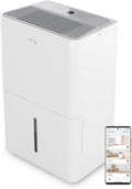 TCL 2000 Sq. Ft. Smart Dehumidifier, Energy Star Most Efficient 2024, Ultra-compact, 25 Pints Per Day, Ideal for Basements, Rooms, and Other Living Spaces, Works with Alexa/Google Assistant – H25D44W
