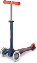 Micro Kickboard | Mini LED Kids Scooter for Ages 2-5 | Children up to 110 lbs | 3 Wheel Lean-to-Steer Design | Adjustable T Bar | Smooth Ride, Motion Activated PU LED Wheels | Swiss Design