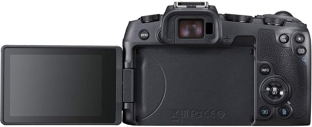 Canon EOS RP Mirrorless Camera| 26.2MP Full Frame Sensor| 4K Video Recording| Lightweight Compact Camera for Travel and Everyday Content Creation (3380C002) + Canon RF 24-105mm Lens + 64GB Card + Bag