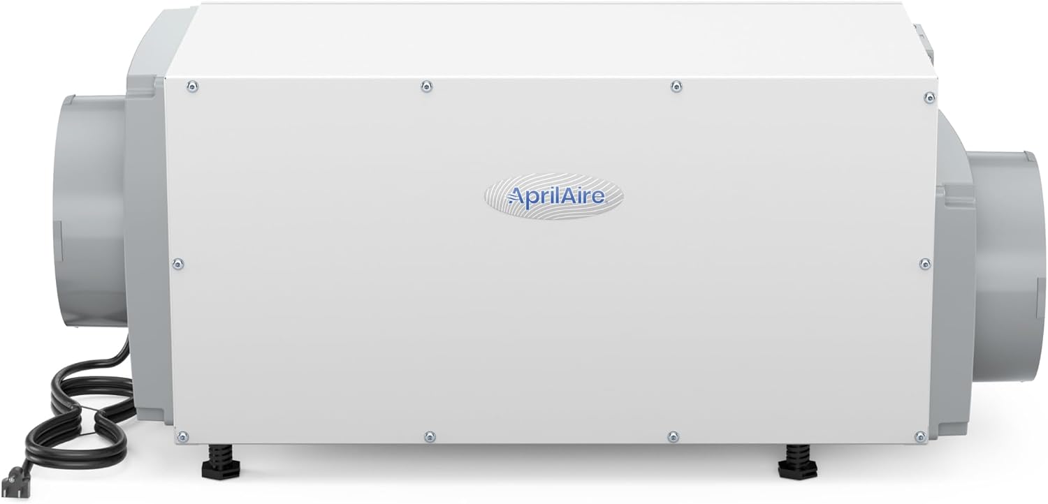 AprilAire E070 Pro 70-Pint Crawl Space Dehumidifier with Drain Hose, Commercial-Grade Whole-House Dehumidifier for Crawlspace, Basement, or Whole Home up to 2,200 sq. ft.