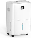 DEVERSE Max 80 Pints Energy Star Dehumidifier for Home/Bedroom/Basement, 5000 Sq.Ft Coverage, with Drain Hose, Smart Humidity Control & Large Tank