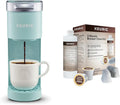 Keurig K-Mini Single Serve Coffee Maker & 3-Month Brewer Maintenance Kit Includes Descaling Solution, Water Filter Cartridges & Rinse Pods, Compatible Classic/1.0 & 2.0 K-Cup Coffee Makers, 7 Count