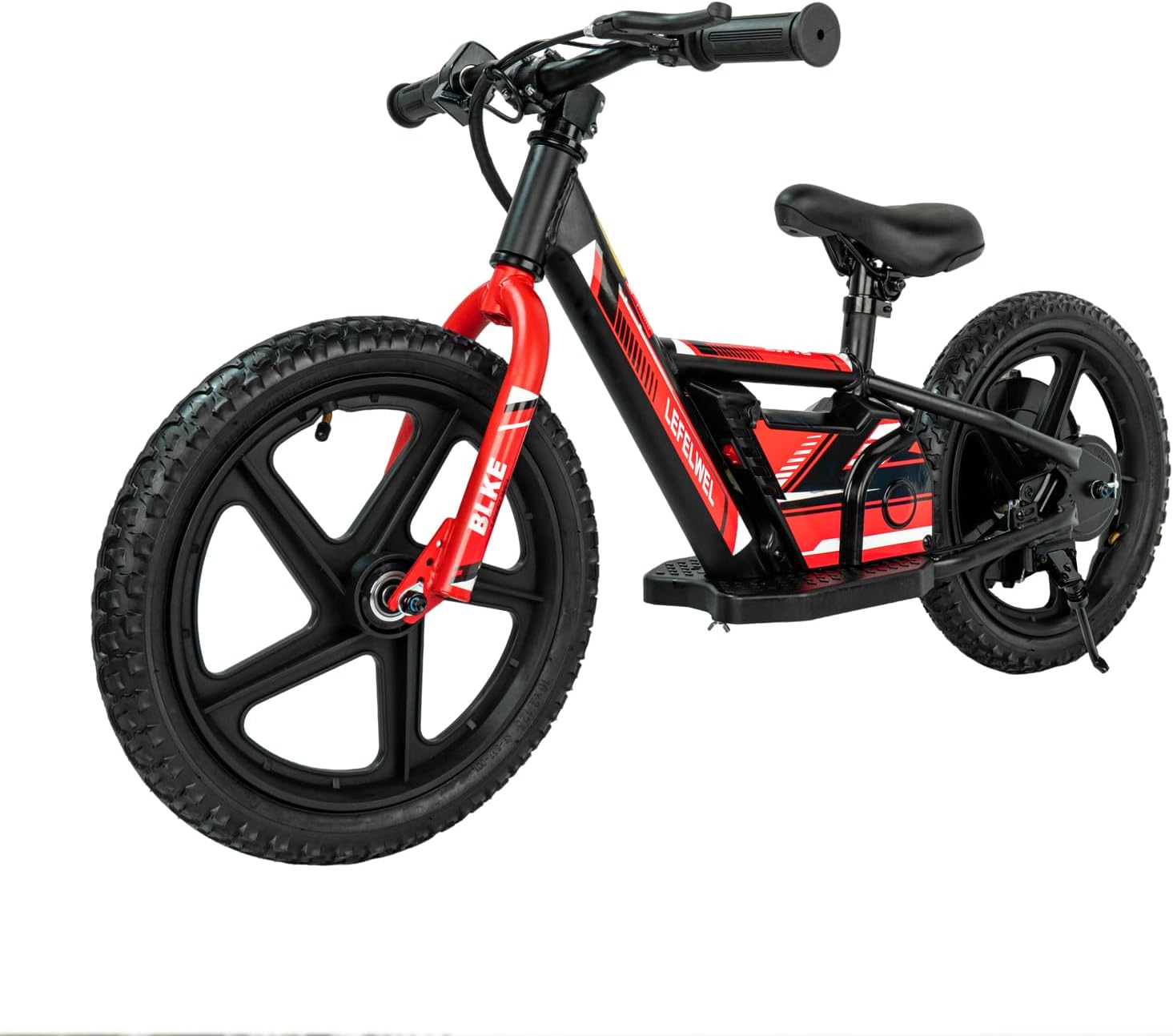 LEFELWEL Electric Balance Bike for Kids Ages 3-5/4-8, Adjustable Speed and Long Range, Lightweight and Durable, Safety Handbrake, Electric Dirt Bike Ebike for Kids