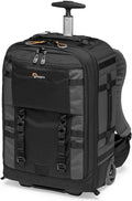 Lowepro Pro Trekker RLX 450 AW II,Camera Convertible Backpack-Roller,Camera Backpack with Recycled Fabric,Fits 15'Laptop or Tablet,Heavy-Duty Wheels,Mirrorless or DSLR Camera Case,Black or Dark Grey
